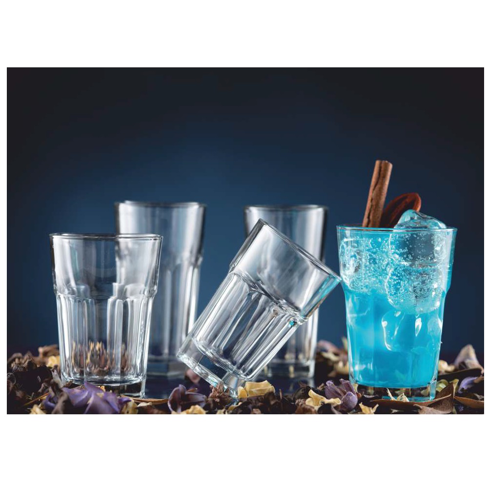 Ποτήρι Νερού Γυάλινο Διάφανο 325ml Ø7,7xH14,2cm Marocco Uniglass 53047 - 2