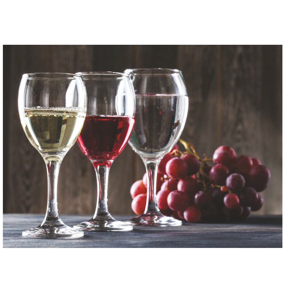Ποτήρι Νερού Γυάλινο Διάφανο 325ml Ø8,2xH18cm Alexander Uniglass 91503 - 2