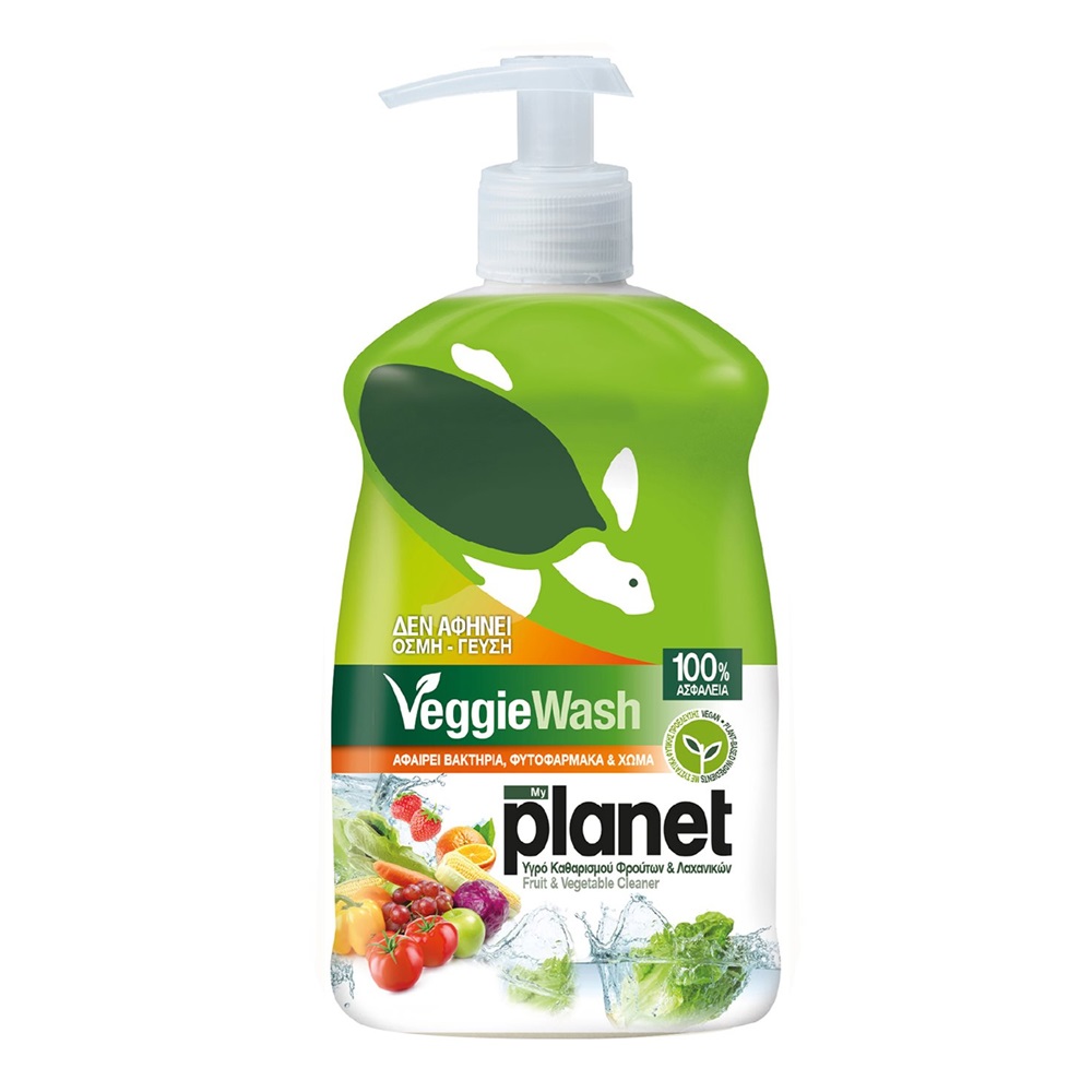 Καθαριστικό Υγρό Φρούτων & Λαχανικών Vegan 450ml Planet 1317 - 