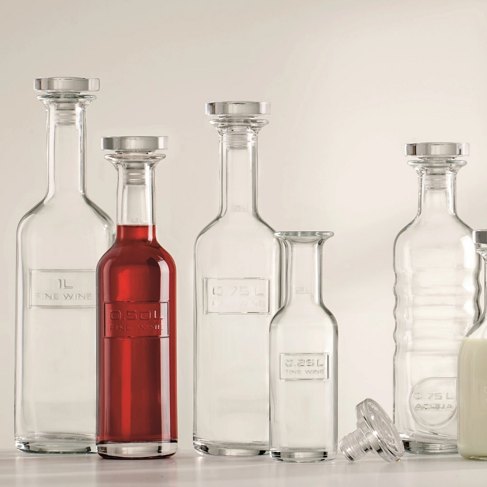 Καράφα Γυάλινη 500ml Ø7,1xH26,2cm 10931/30 Optima Luigi Bormioli 08.00386 - 3