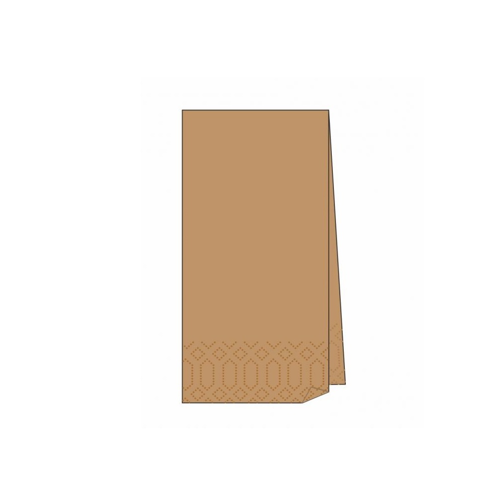 Χαρτοπετσέτα Eco Πολυτελείας Καφέ 2φυλλη 33x33cm 1/8 Δίπλωμα 16.5gsm 85τμχ Finezza 3Α-ΑΤ-43 - 