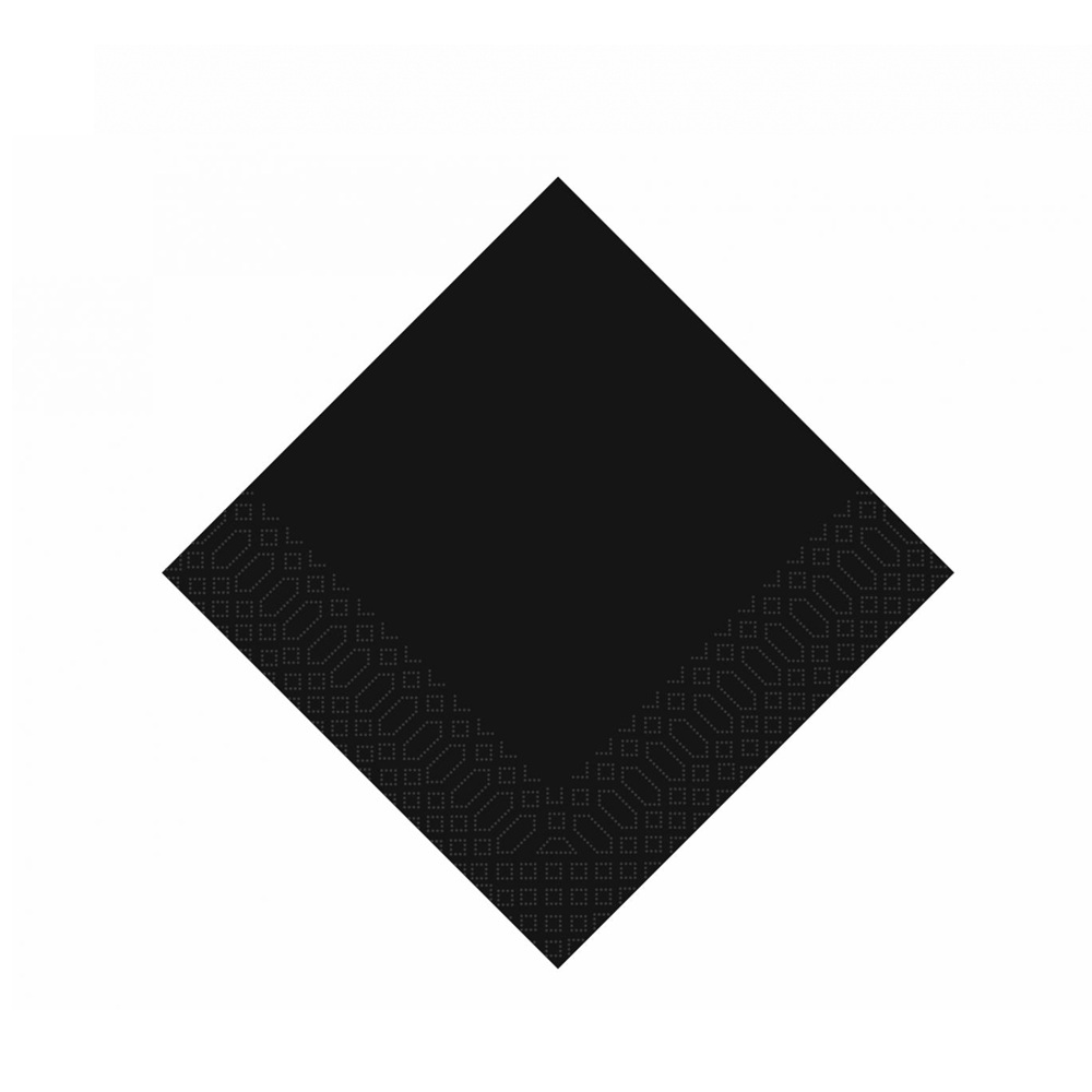 Χαρτοπετσέτες Πολυτελείας Μαύρες 2 Φύλλων 40x40cm Finezza 85τμχ 4Α-ΑΤ-36 - 