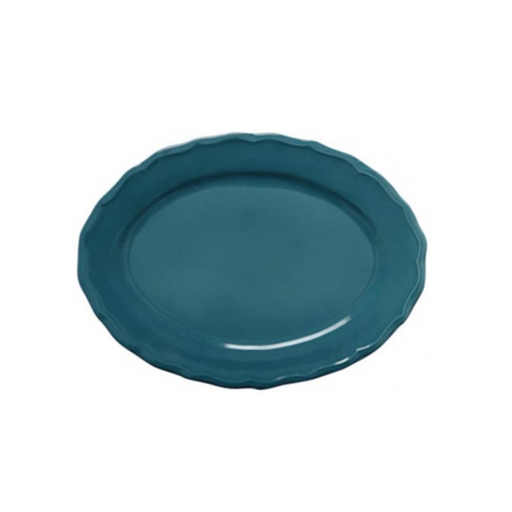 Πιατέλα Οβάλ Κεραμική Μπλε 34x26cm Juliet Happy Ware 51.10035 - 