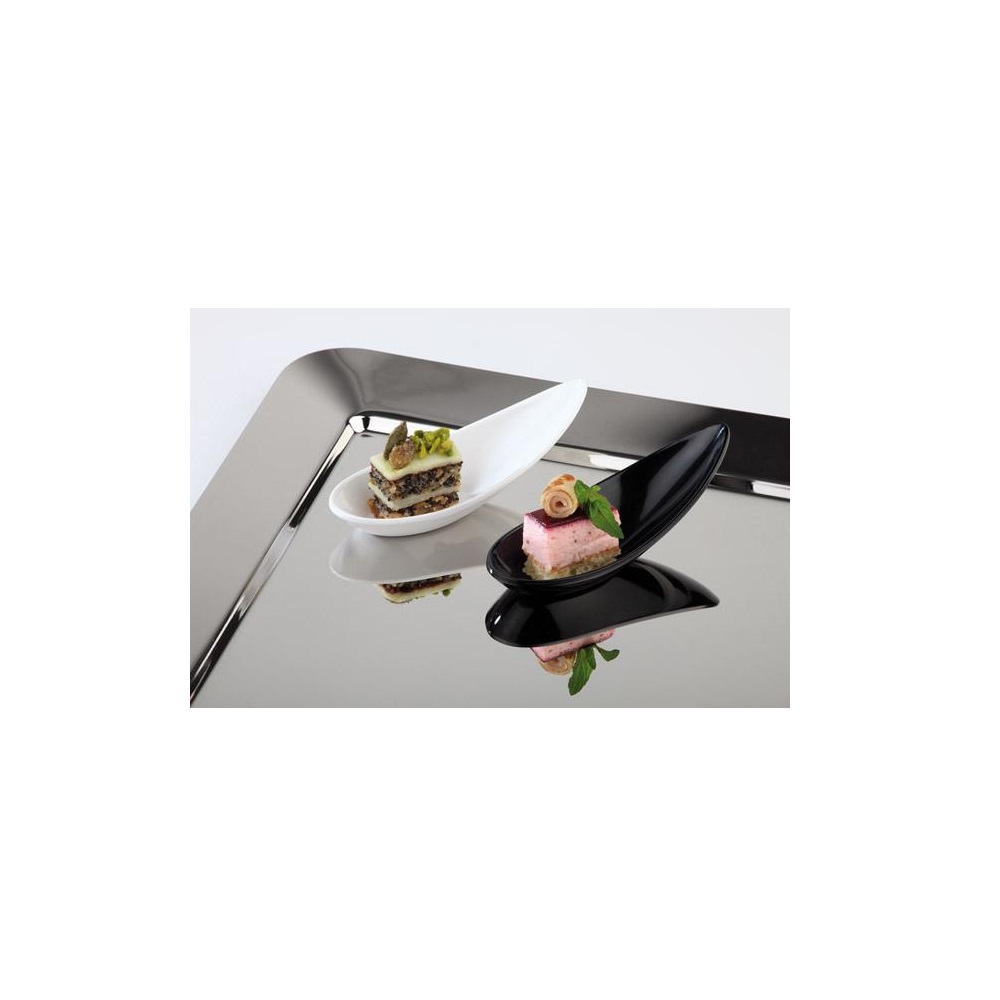 Ντιπάκι - Κουταλάκι Μελαμίνης Άσπρο 10,8x4,3cm Amuse-Bouche 83842 APS Bar Supply 27.83842 - 2