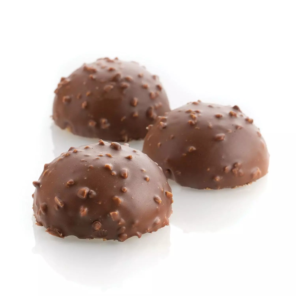 Φόρμα Σιλικόνης Ημισφαίριο Ø70mm 6x80ml 480ml Συνολική Silikomart SF002 20.002.00.0060 - 3