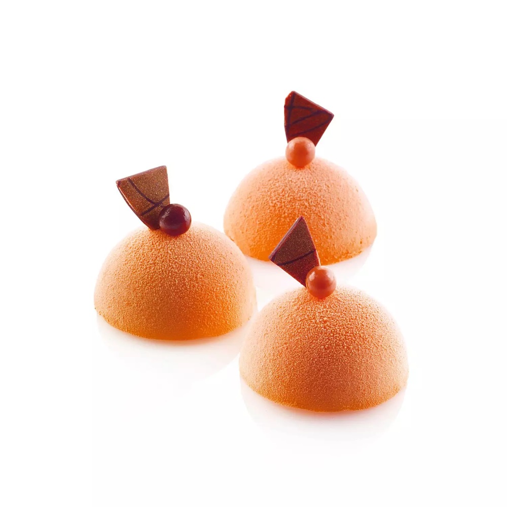 Φόρμα Σιλικόνης Ημισφαίριο Ø50mm 8x30ml 240ml Συνολική Silikomart SF004 20.004.00.0060 - 3