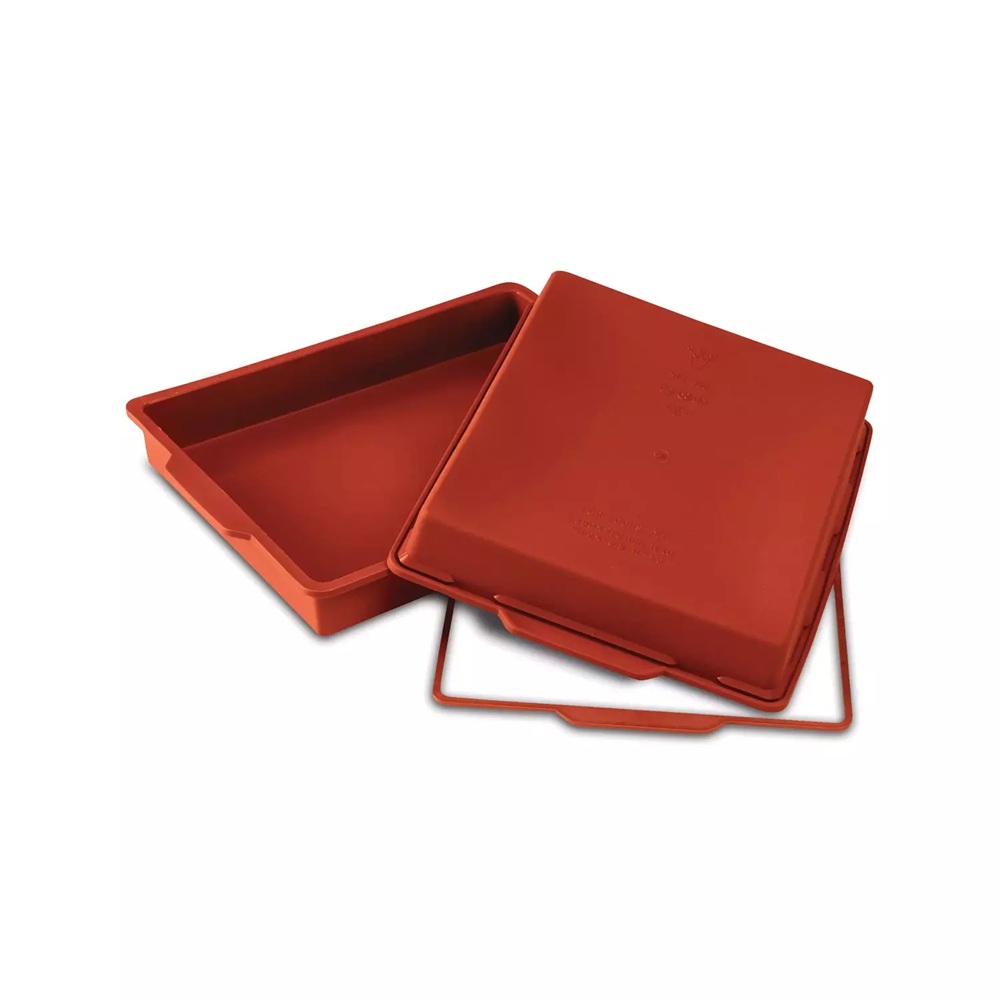 Φόρμα Σιλικόνης Ορθογώνια 280x220x40mm 2,25L με Μεταλλικό Στήριγμα Silikomart SFT300 Bake ’n Roast 20.300.00.0060 - 1