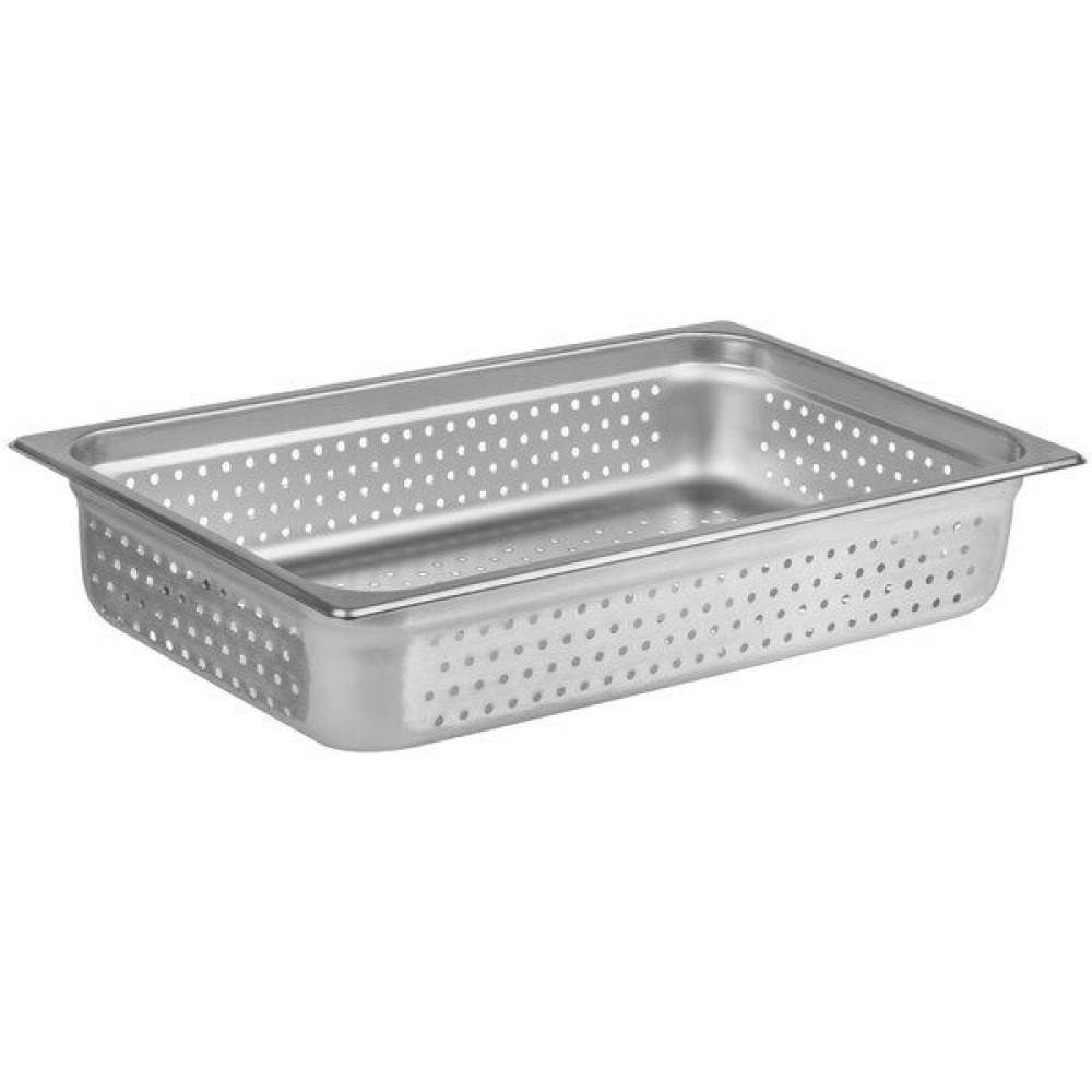 Δοχείο Gastronorm Διάτρητο Ανοξείδωτο201 GN 1/1 (53x32,5xH10cm) GTSA 12-1004Ρ - 