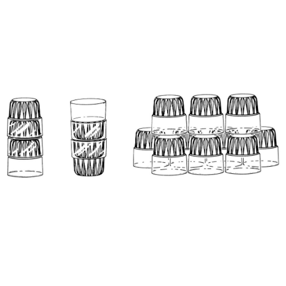 Ποτήρι Γυάλινο Στοιβαζόμενο 355ml XTRATUFF Summit Everest ONIS S15436 - 4