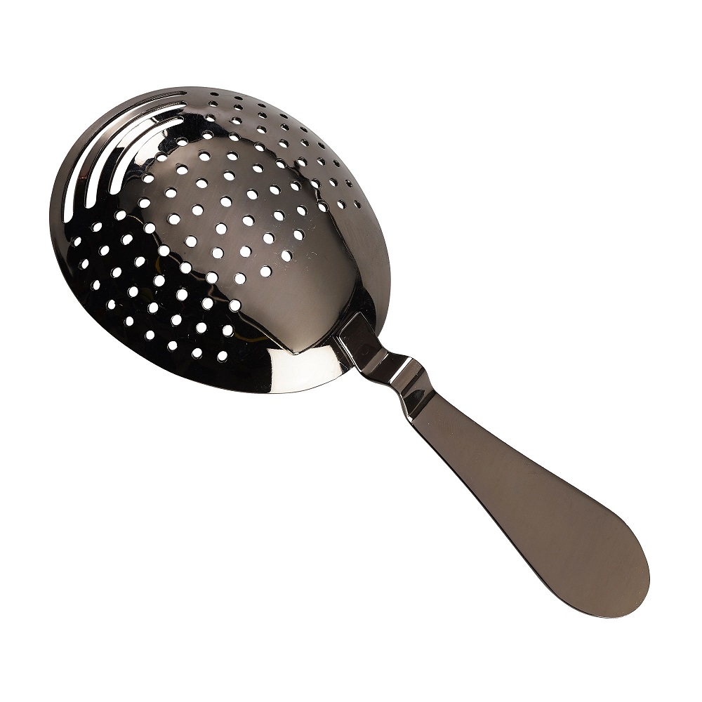 Σουρωτήρι-Julep Strainer 18cm Ανοξείδωτο Gun Metal JUL2GM Genware 34.60060 - 2