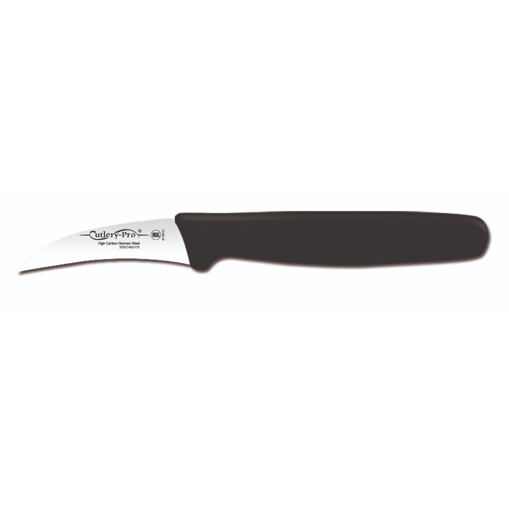 Μαχαίρι Παπαγαλάκι 6,5cm Μαύρη Λαβή PP Cutlery Pro 39-100765 - 