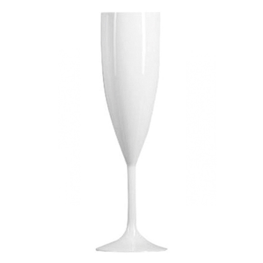 Ποτήρι Polycarbonate(PC) Flute Λευκό 180ml Ø5,5xH21,8cm Rubikap 97.13021