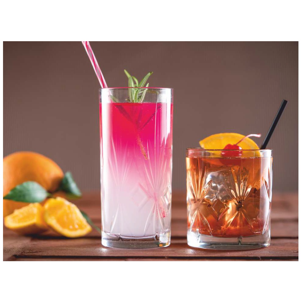 Ποτήρι Νερού Γυάλινο Διάφανο 335ml Ø7xH14,8cm Royal Uniglass 51500 - 2