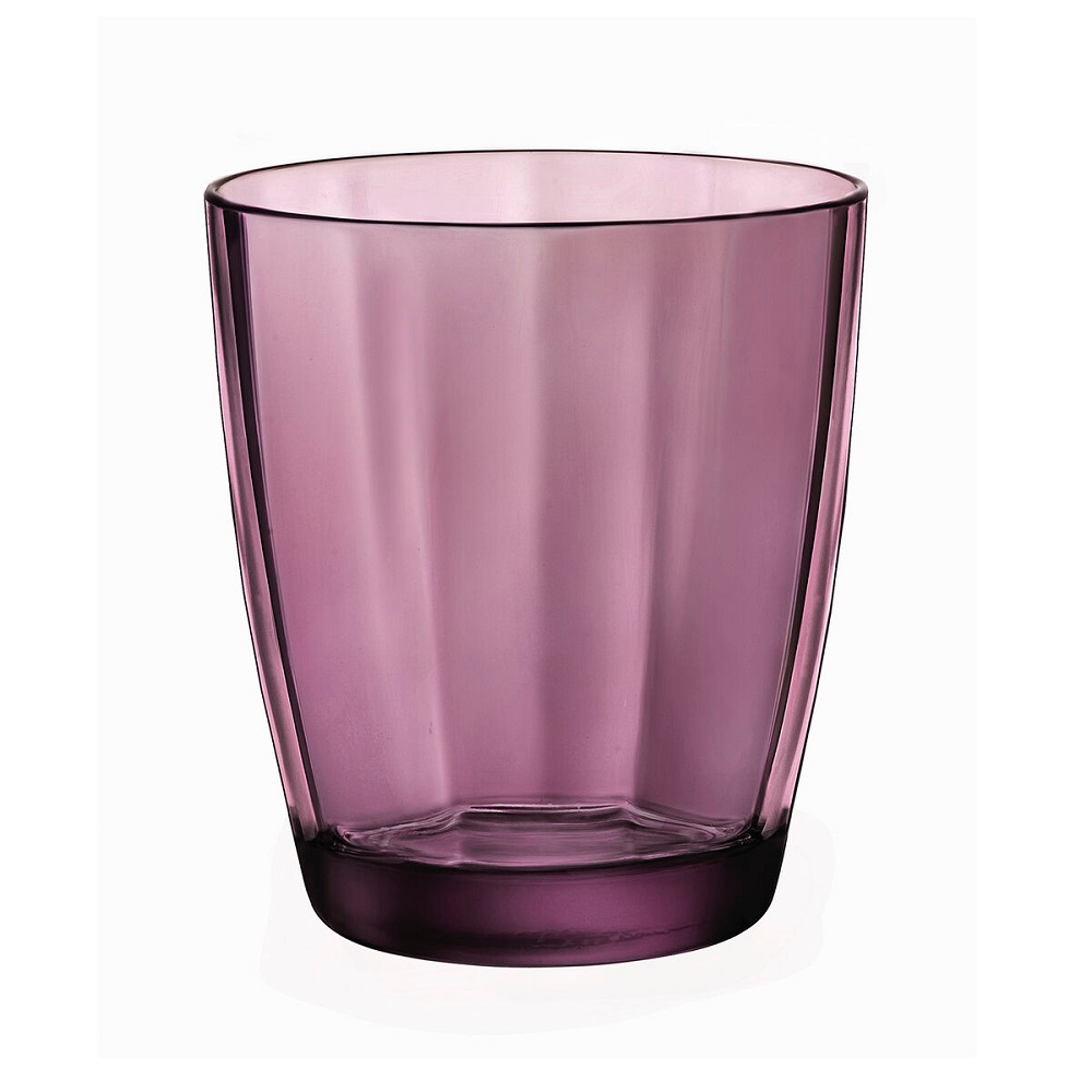 Ποτήριο Γυάλινο Water 300ml Ø8,4xH9,3cm Rock Purple Pulsar Bormioli Rocco 00.10152 - 1