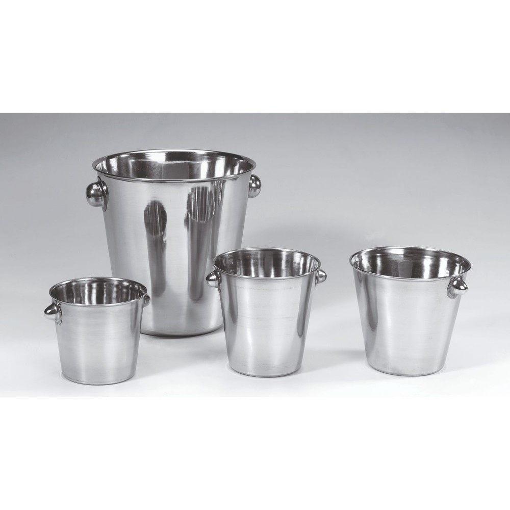 Κουβαδάκι Πάγου Inox με Πόμολα 14x14cm GTSA 53-122 - 