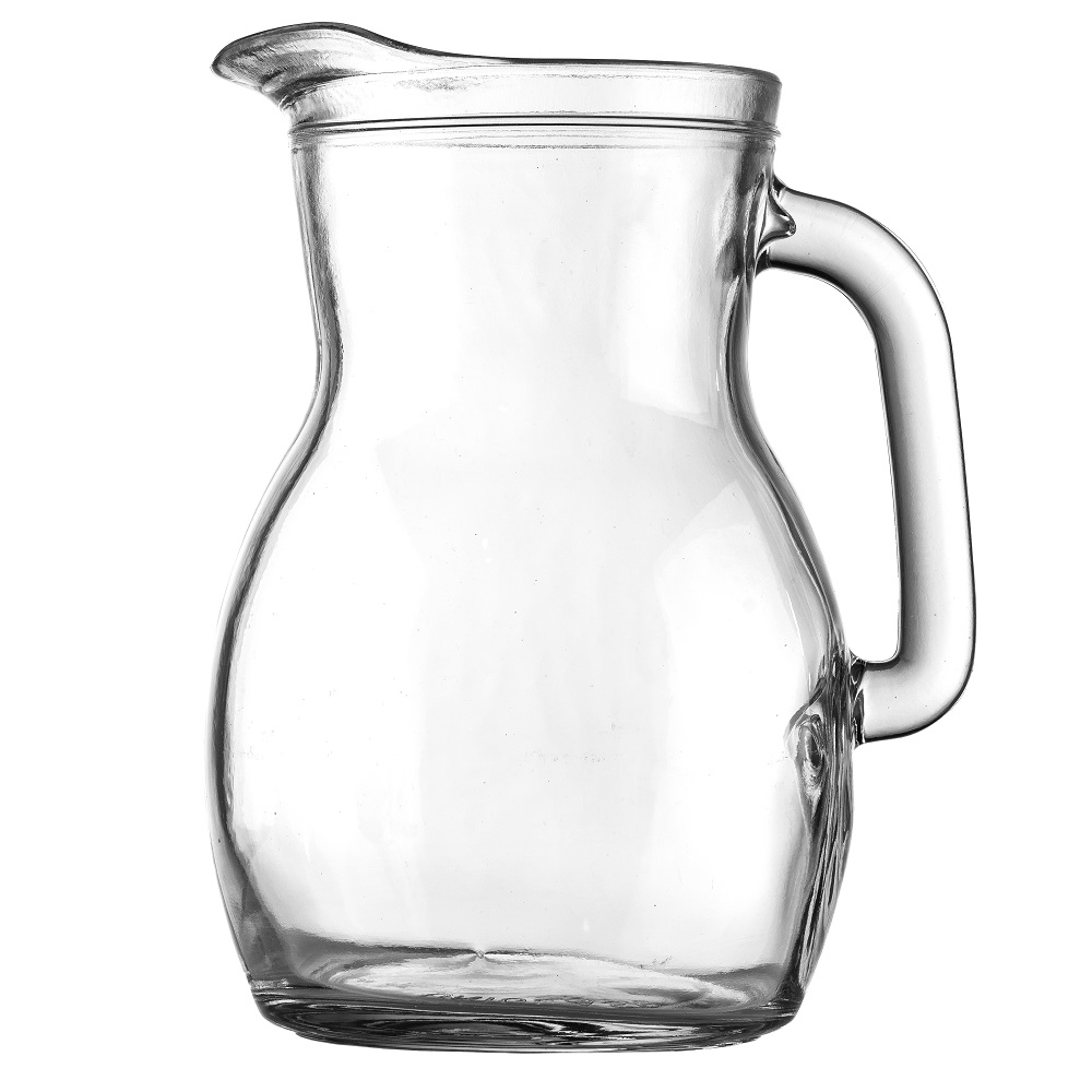 Κανάτα Γυάλινη Διάφανη 1Lt Ø12xH18,5cm Bistrot Uniglass 39012 - 