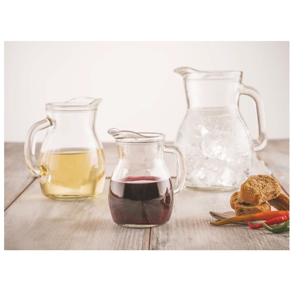 Κανάτα Γυάλινη Διάφανη 1Lt Ø12xH18,5cm Bistrot Uniglass 39012 - 2