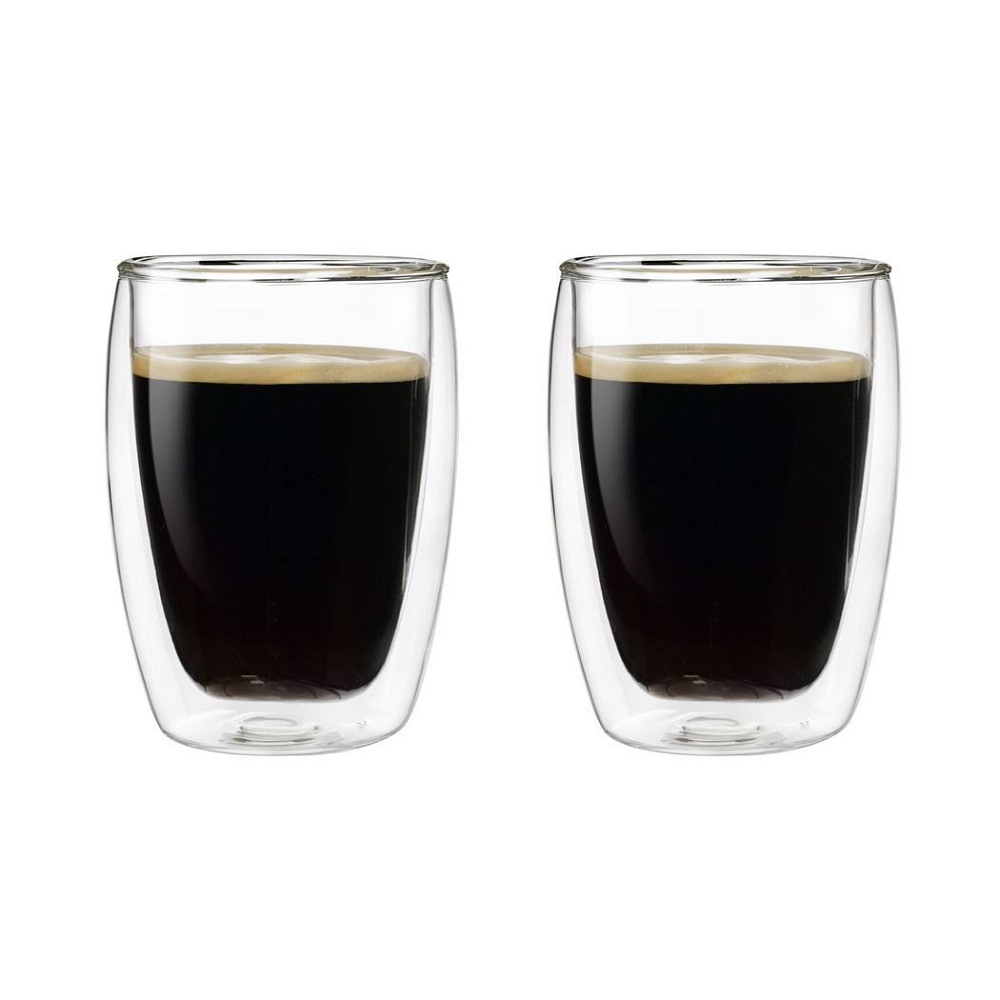 Ποτήρια Κρυσταλλίνης Διπλού Τοιχώματος 350ml Ø9xH11,5cm Σετ 2 τμχ Thermic Glass Luigi Bormioli 08.00116 - 3