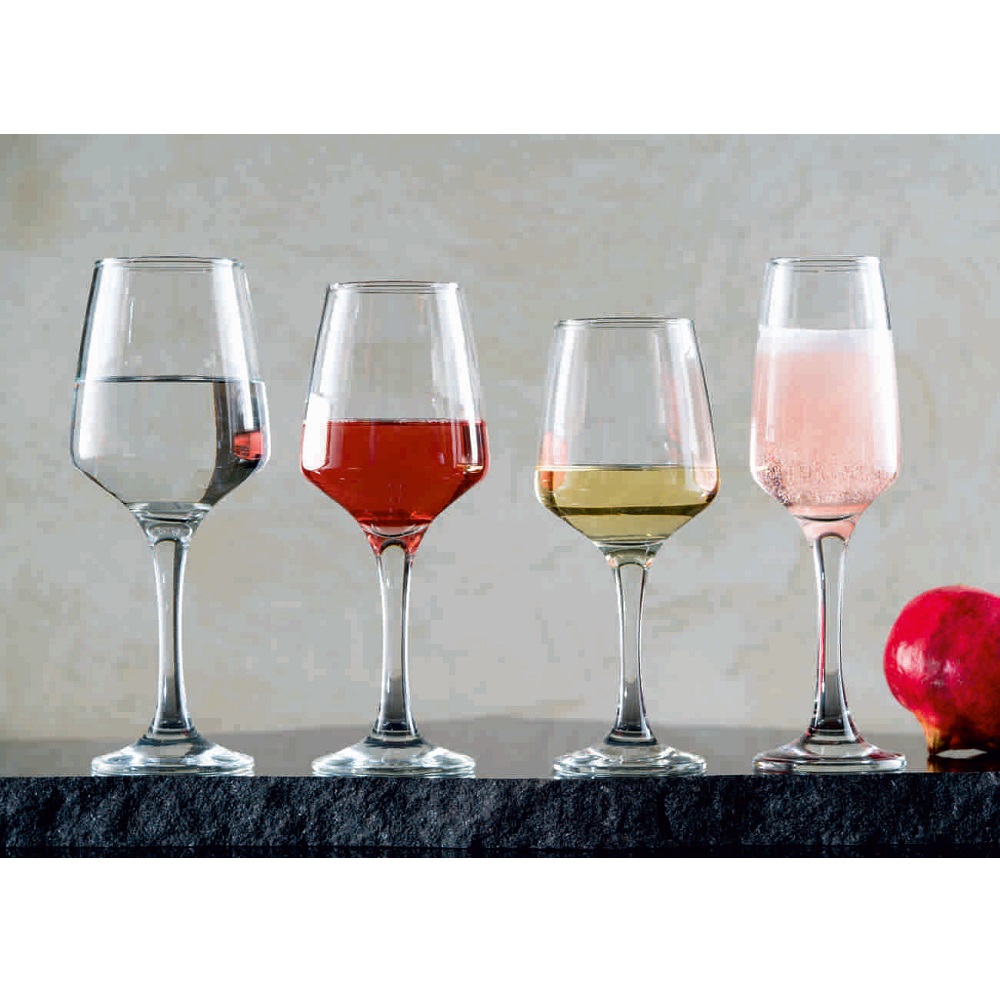 Ποτήρι Νερού Γυάλινο Διάφανο 380ml Ø8,6xH21,6cm King Uniglass 91512 - 2