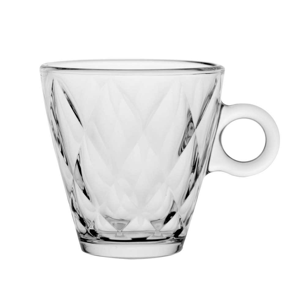 Φλιτζάνι Γυάλινο Cappuccino 230ml Ø8,4xH8,1cm Kaleido Bormioli Rocco 00.11190 - 