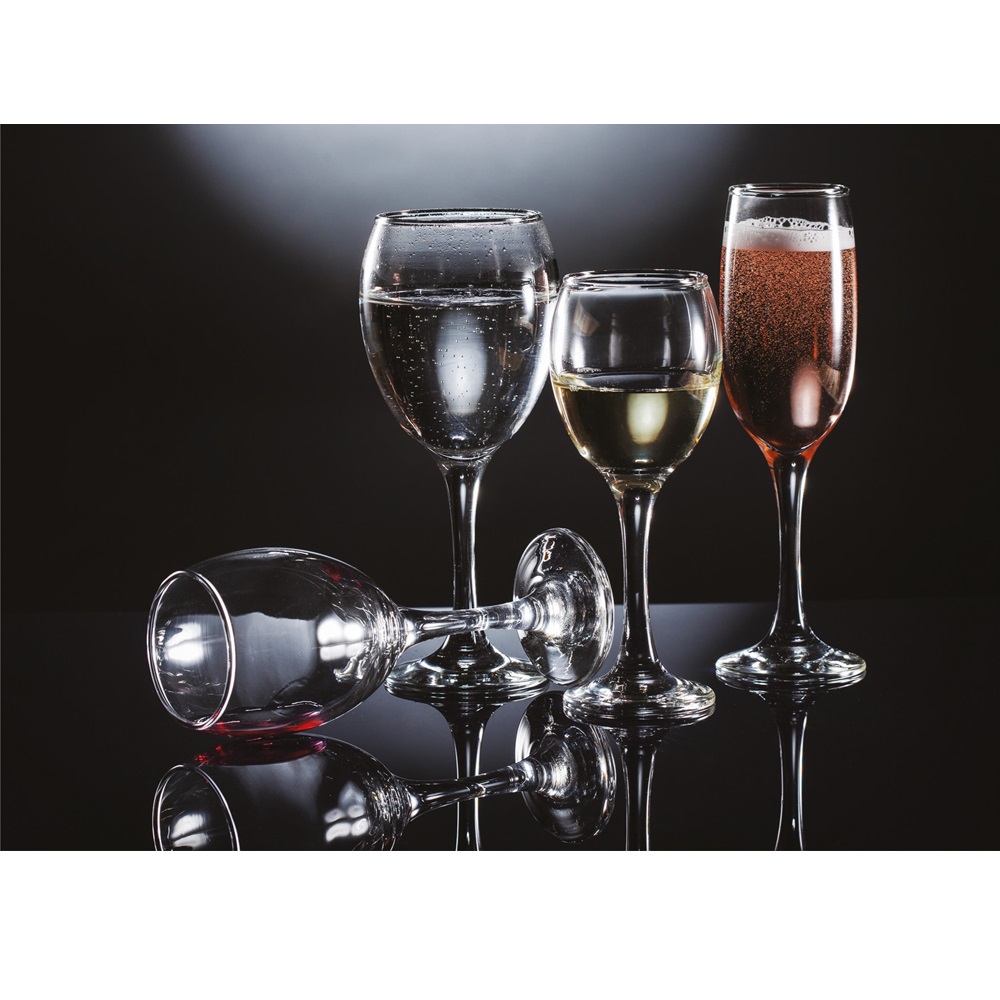 Ποτήρι Γυάλινο Κρασιού Διάφανο 420ml Φ9xH20,5cm Alexander Superior Uniglass 91517 - 2