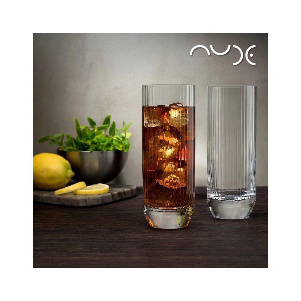Ποτήρι Κρυσταλλίνη Διάφανο High Ball 300ml Φ6,2x14,5cm Big Top Nude NU64132 - 5