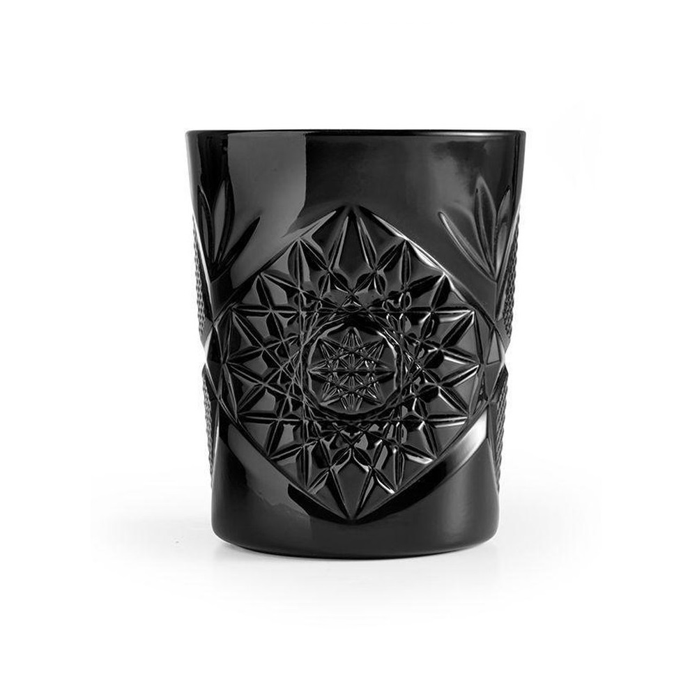 Ποτήρι Γυάλινο D.O.F. Μαύρο 350ml Ø8,9xH10,7cm Hobstar ONIS 37.20048 - 