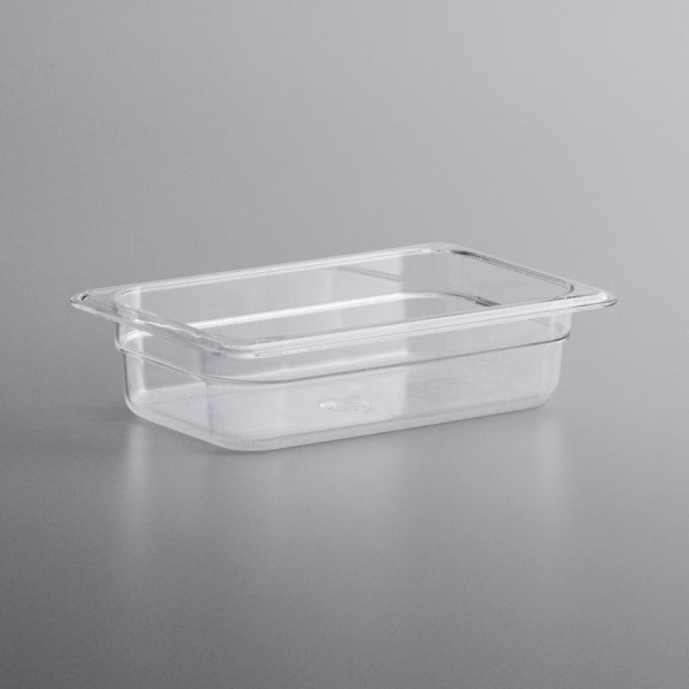 Δοχείο Gastronorm Διάφανο Polycarbonate GN 1/4 (26,2x16,2xH6,5cm) GTSA PC-7142 - 