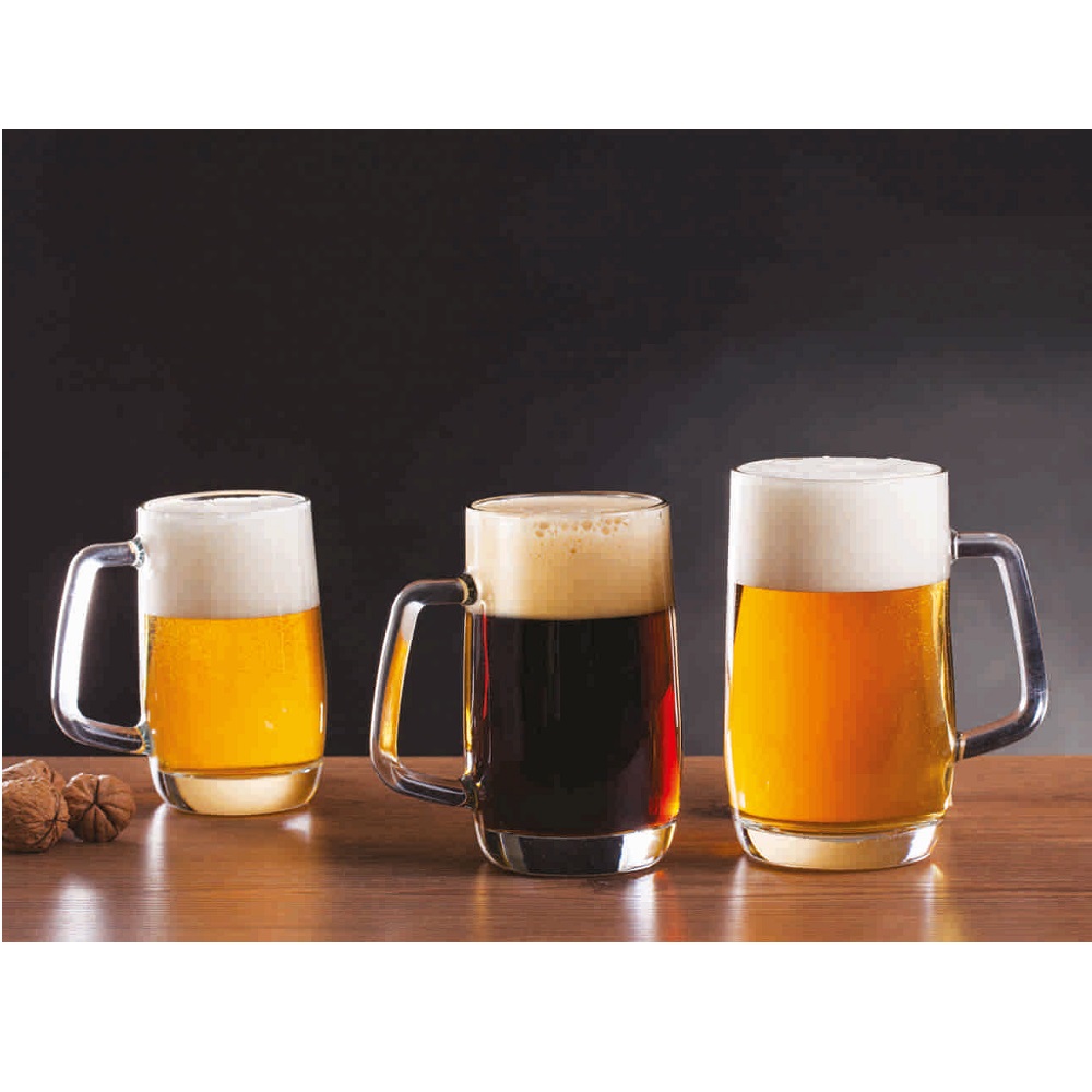 Ποτήρι Μπίρας Γυάλινο Διάφανο 400ml Ø7,9xH14,4cm Prince Uniglass 50833 - 2