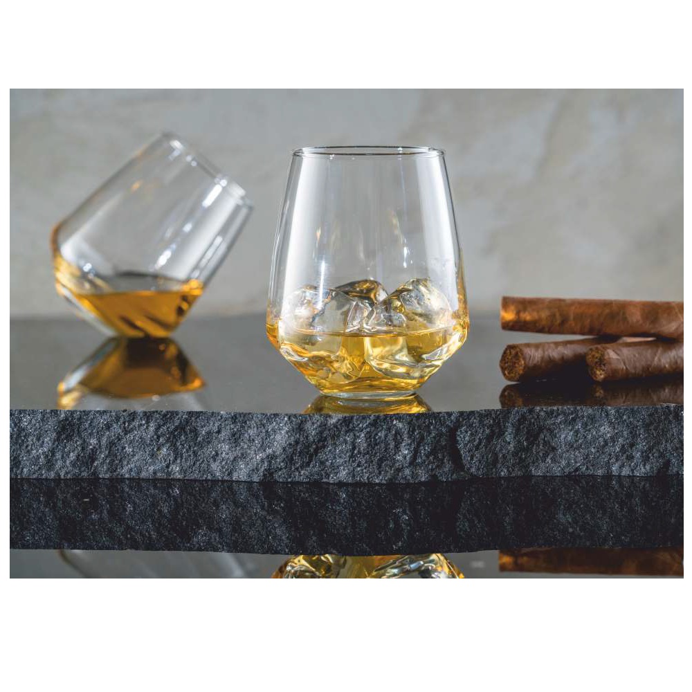 Ποτήρι Νερού Γυάλινο Διάφανο 410ml Ø8,8xH10,5cm King Stemless Uniglass 91012 - 2
