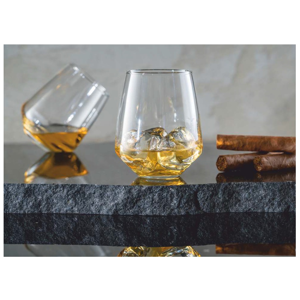 Ποτήρι Κρασιού Γυάλινο Διάφανο 350ml Ø8,3xH11cm King Stemless Uniglass 93012 - 2