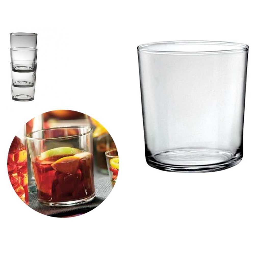 Ποτήρι Γυάλινο Medium 366ml Ø8,5xH9cm Bodega Bormioli Rocco 00.10217 - 3