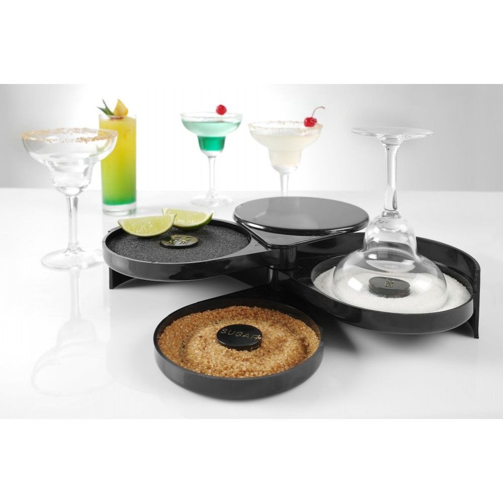 Glass Rimmer - Διακόσμηση Cocktail 3 Επιπέδων Πλαστικό ABS 20x16xH7,5cm 596777 Hendi 30.41305 - 3