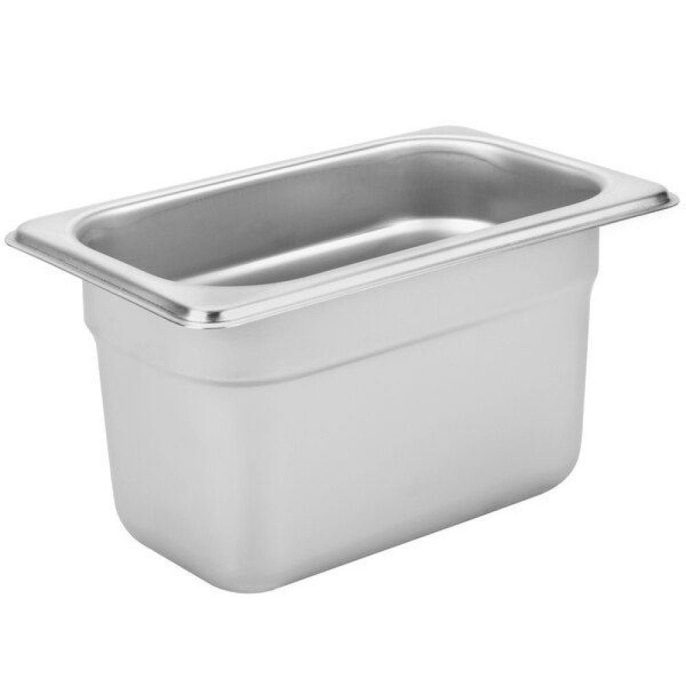 Δοχείο Gastronorm Ανοξείδωτο 18/8 GN 1/9 (17,3x10,8xH10cm) GTSA 15-6194 - 