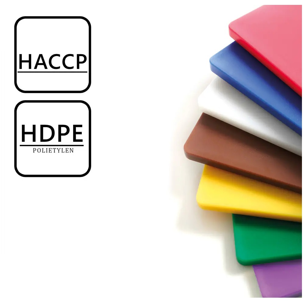 Δίσκος Κοπής HACCP Κόκκινη Πολυαιθυλένιο 45x30x1,3cm 825525 Hendi 30.40174 - 2
