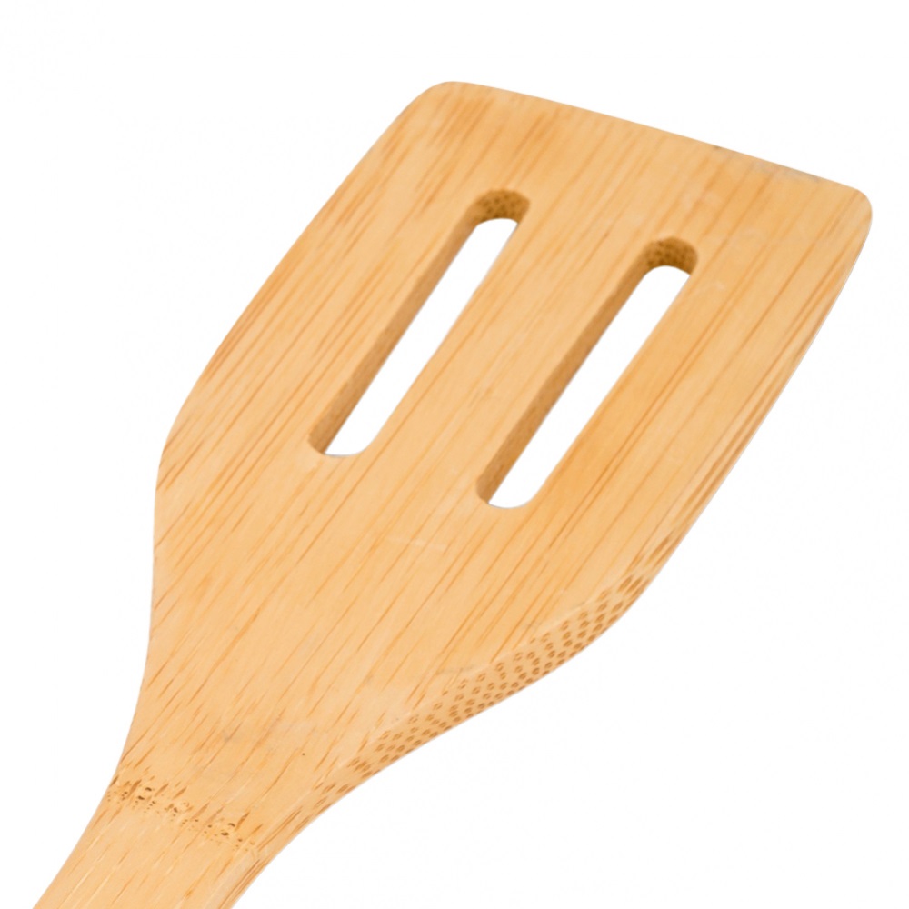Σπάτουλα Τρυπητή Bamboo 30,5cm Με Λαβή Σιλικόνης Terrestrial Nava 10-107-024 - 2