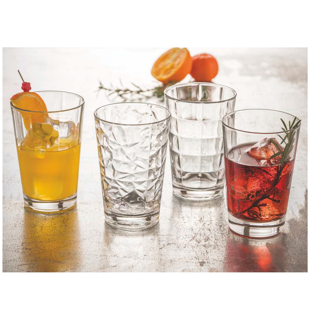 Ποτήρι Νερού Γυάλινο Διάφανο 380ml Ø8,5xH12,4cm Texas Line Uniglass 52081 - 2