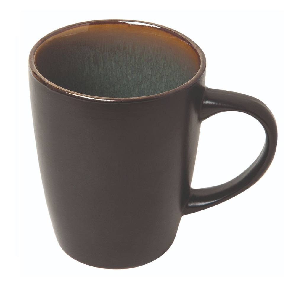 Κούπα Stoneware Καφέ Ματ 350ml Reactive Glaze Glow GTSA 64-50513 - 