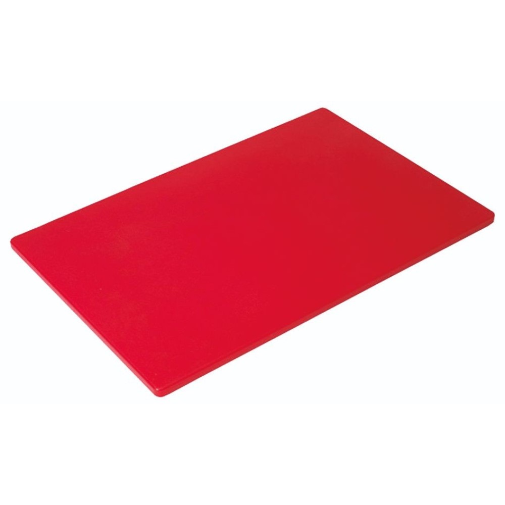 Πλάκα Κοπής HACCP Κόκκινη Πολυαιθυλένιο 50x30xH2cm GTSA 77-53203 - 