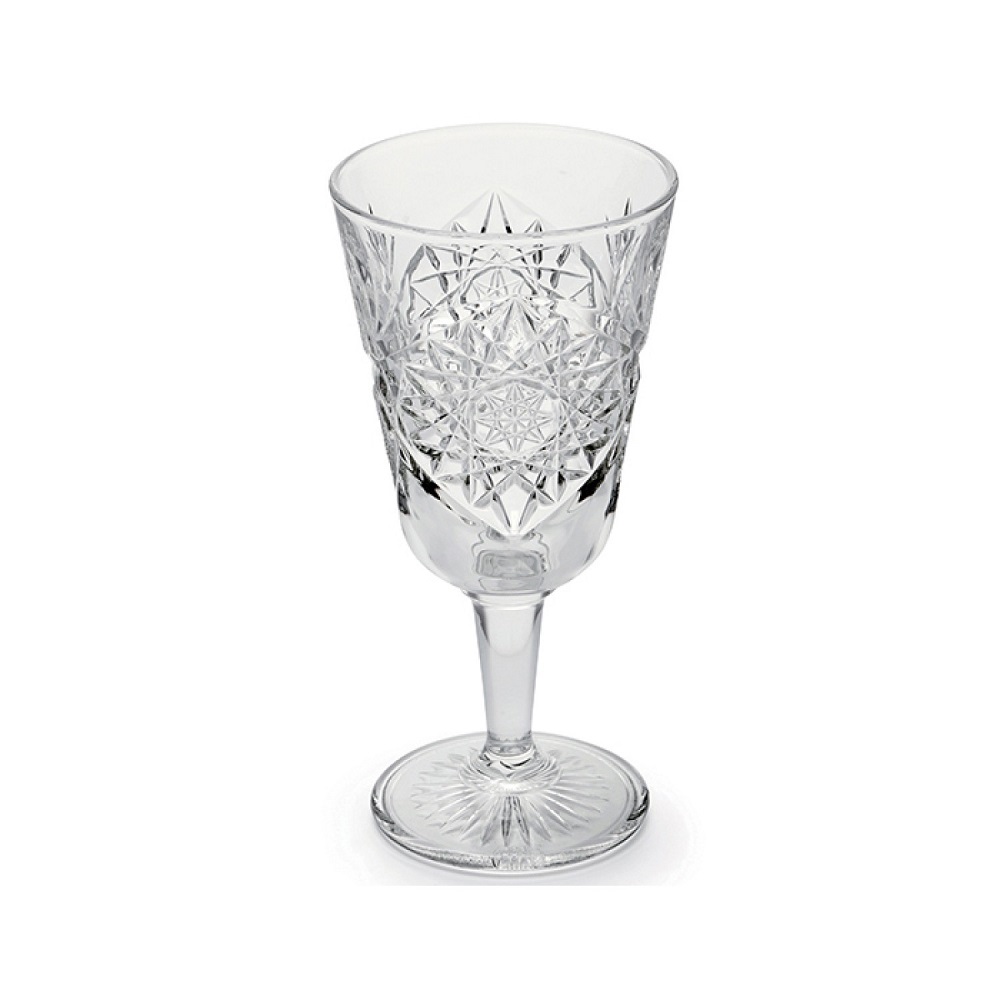 Ποτήρι Γυάλινο Κρασιού 300ml Ø8,8xH17,9cm Hobstar Onis 37.20044 - 2