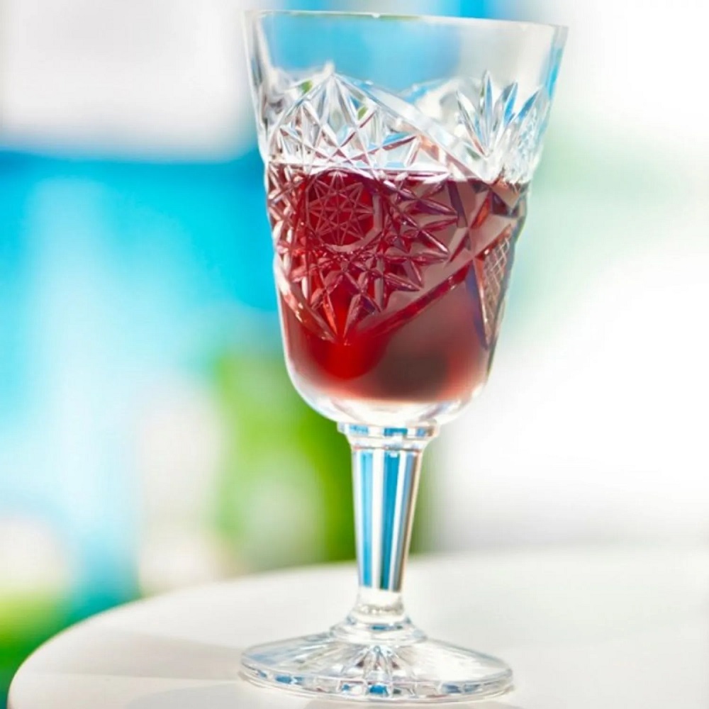 Ποτήρι Γυάλινο Κρασιού 300ml Ø8,8xH17,9cm Hobstar Onis 37.20044 - 4