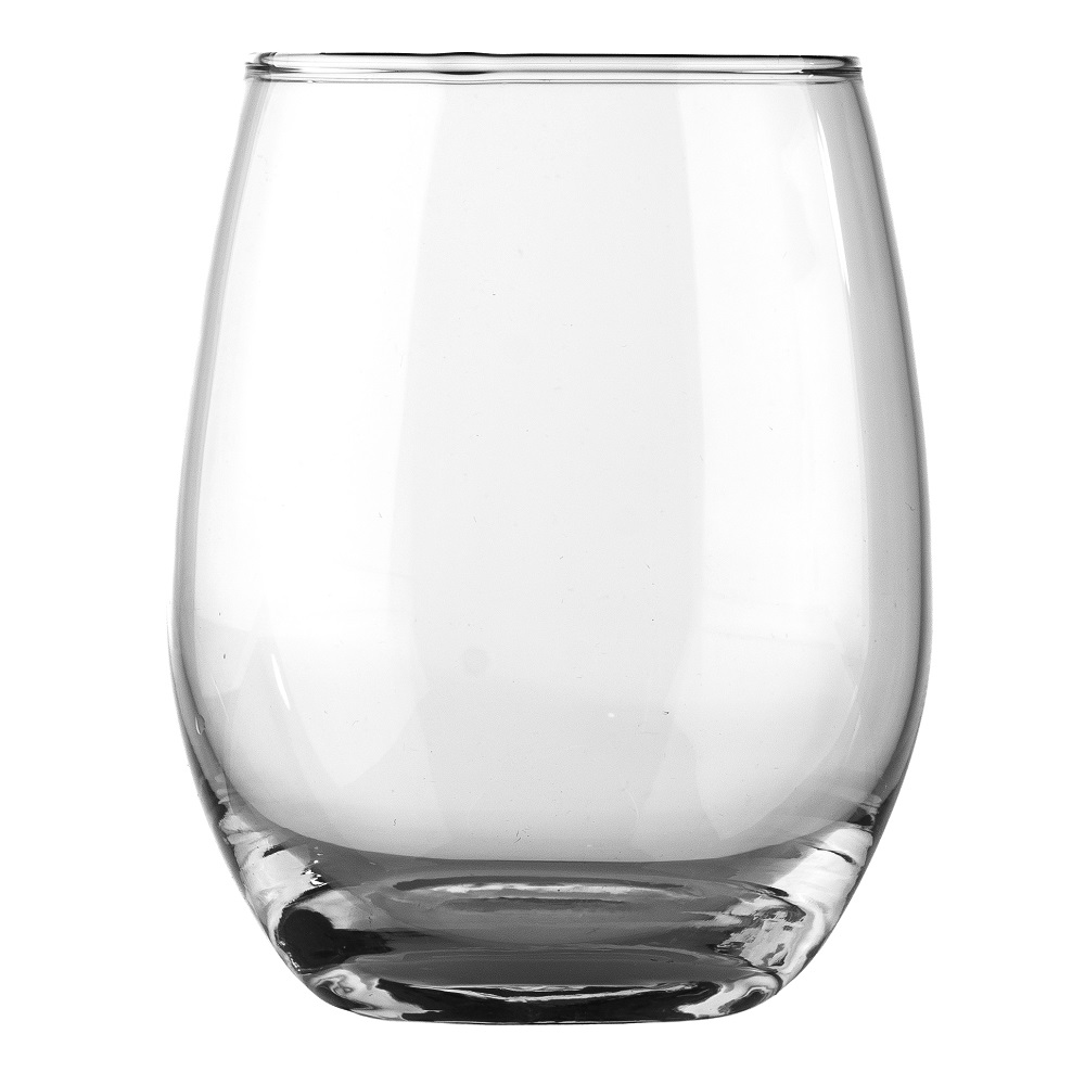 Ποτήρι Κρασιού Γυάλινο Διάφανο 345ml Ø8xH9,9cm Queen Uniglass 93002 - 