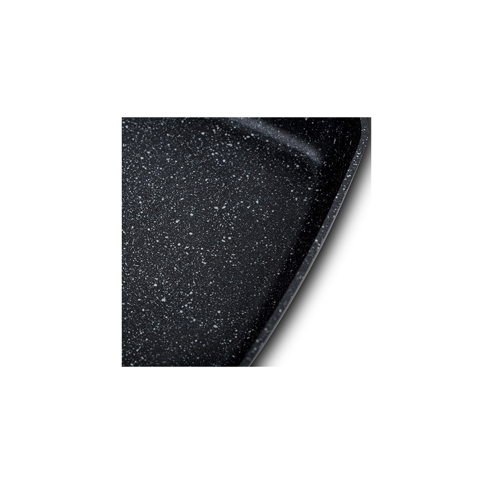 Τηγάνι Τετράγωνο Αλουμινίου Αντικολλητικό Stone 24cm Funtzio NAVA 10-195-002 - 4