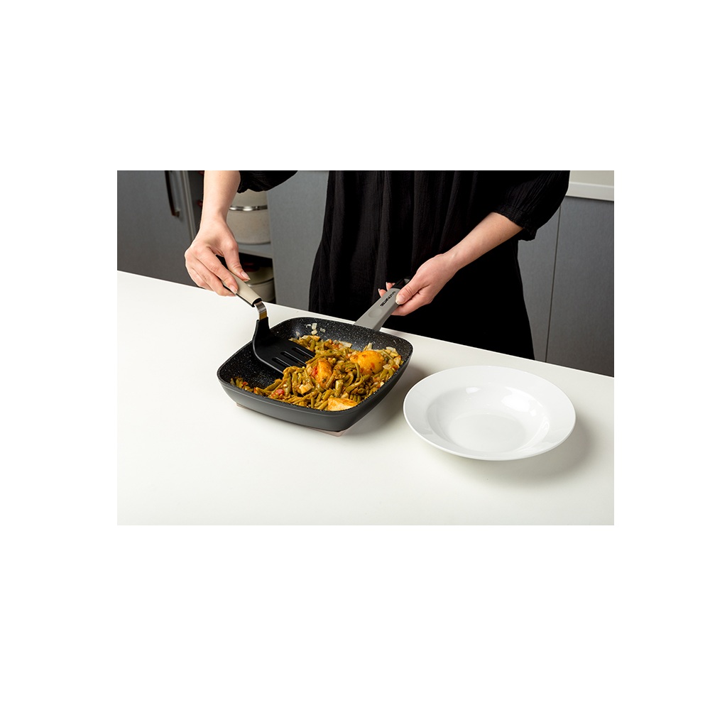 Τηγάνι Τετράγωνο Αλουμινίου Αντικολλητικό Stone 24cm Funtzio NAVA 10-195-002 - 5