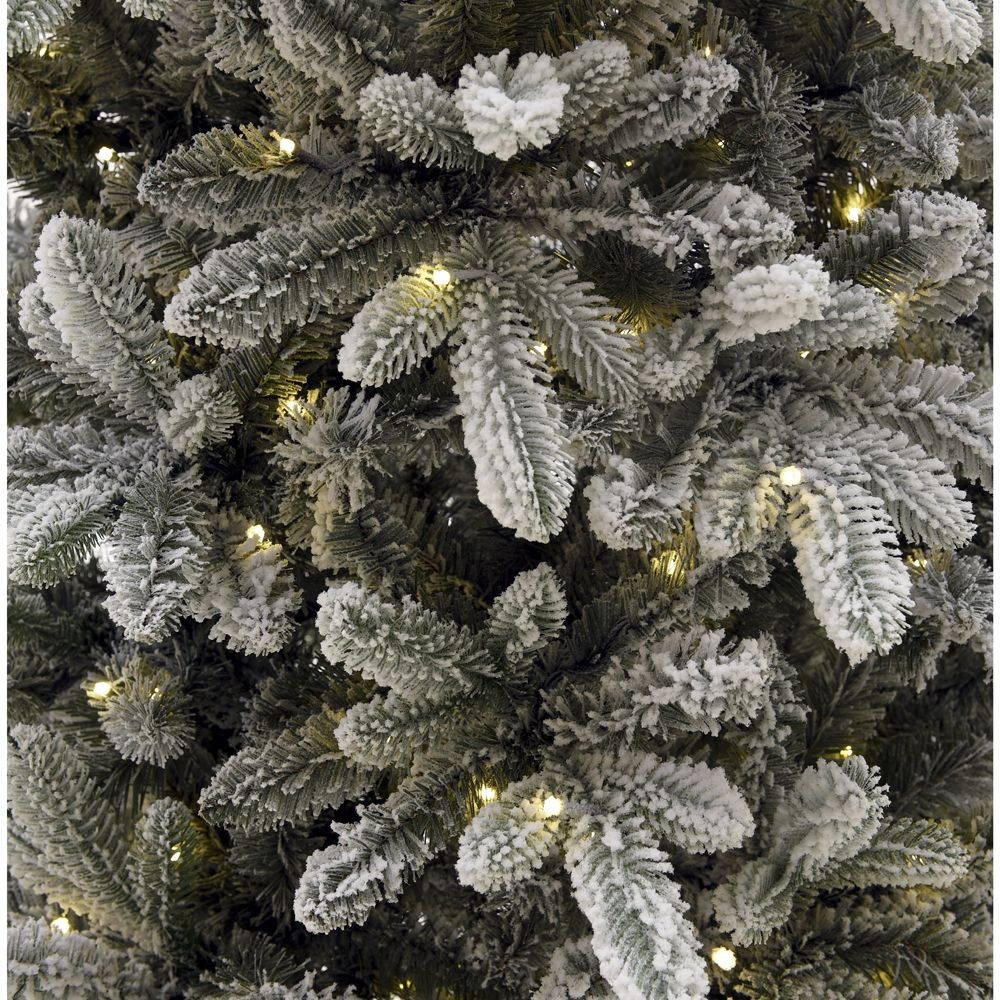 Χριστουγεννιάτικο Δέντρο PVC/Plastic Με 520 Λευκά LED 240cm Ø110cm Snow White Ai Decoration 59661 - 2