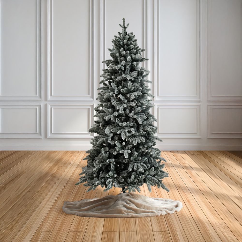 Χριστουγεννιάτικο Δέντρο PVC/Plastic Με 520 Λευκά LED 240cm Ø110cm Snow White Ai Decoration 59661 - 3