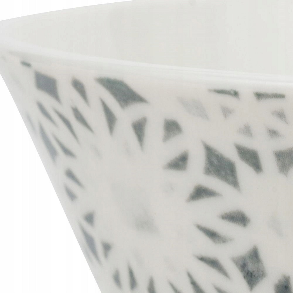Μπολ Δημητριακών Πορσελάνης 550ml Φ16xH7,5cm Maiolica Grey Nava 10-099-104 - 2