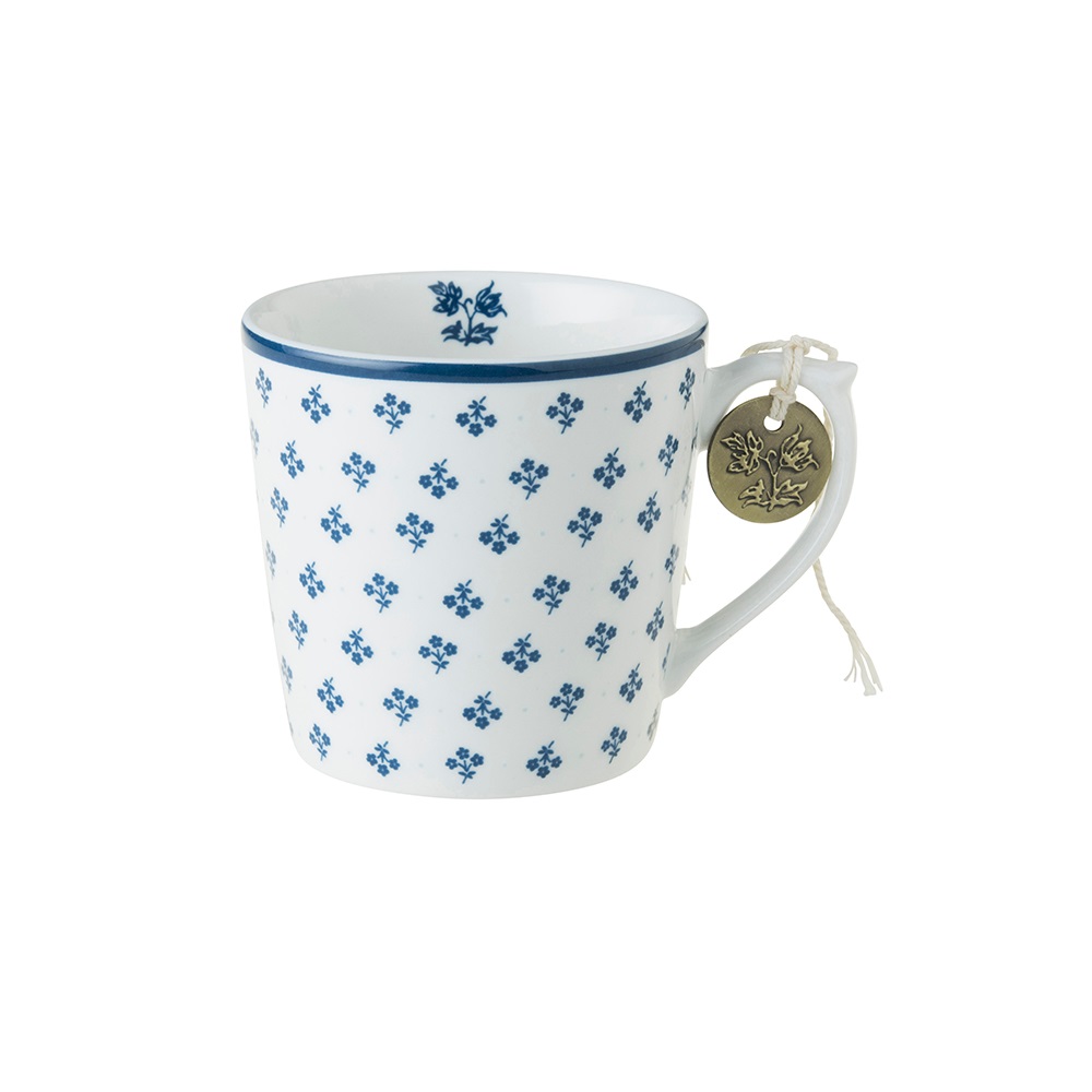Κούπα Πορσελάνης 220ml Λευκή – Μπλε Petit Fleur Blueprint Laura Ashley LA178242 - 1