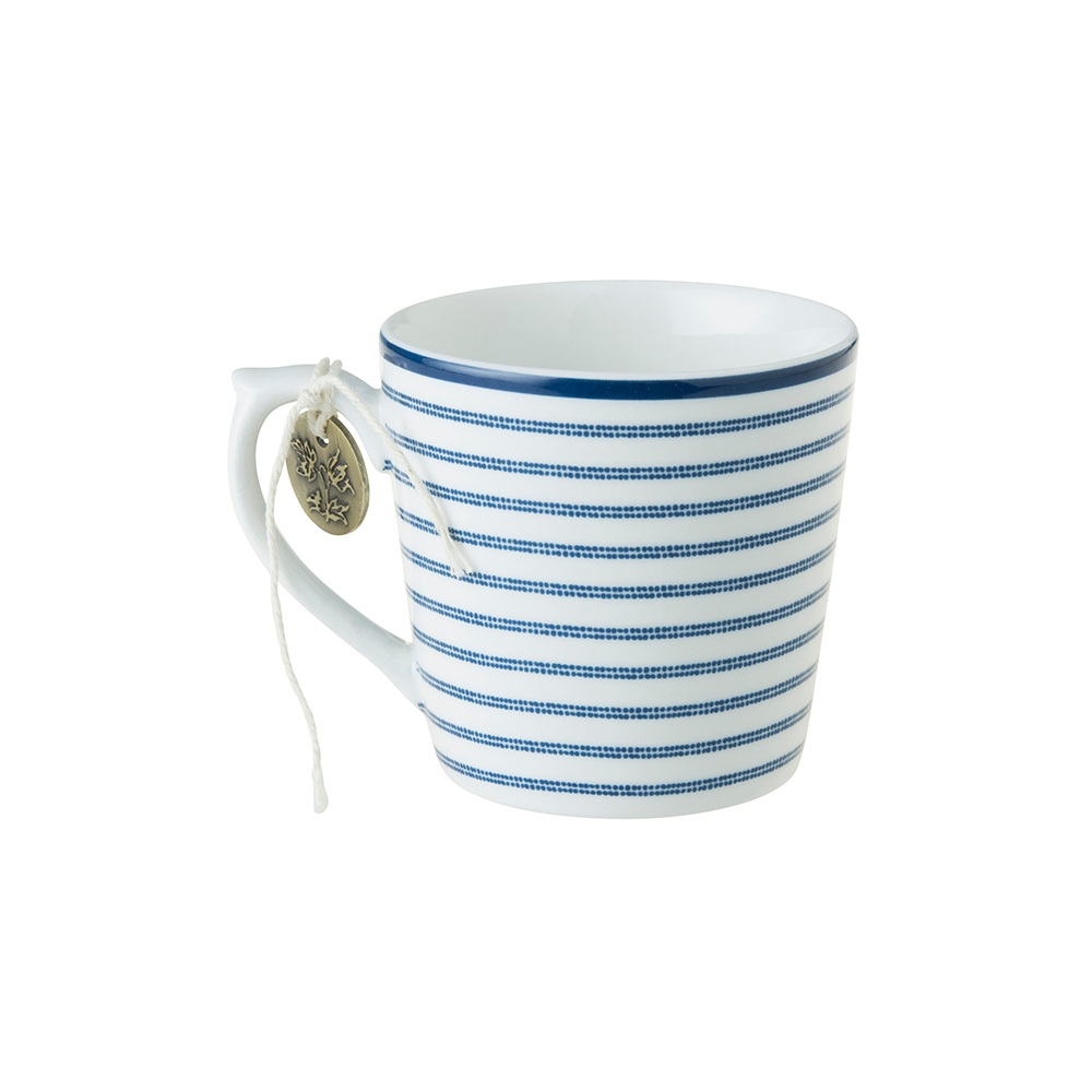 Κούπα Πορσελάνης New Bone China 22 cl 10,6×8×7,5 εκ. Laura Ashley Blueprint Candy Stripe LA178246 - 2
