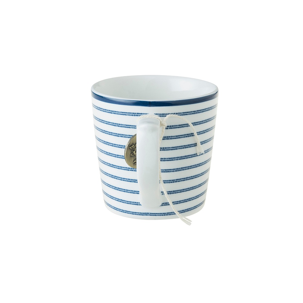 Κούπα Πορσελάνης New Bone China 22 cl 10,6×8×7,5 εκ. Laura Ashley Blueprint Candy Stripe LA178246 - 3